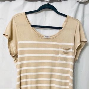 Old Navy scoop neck striped shirt